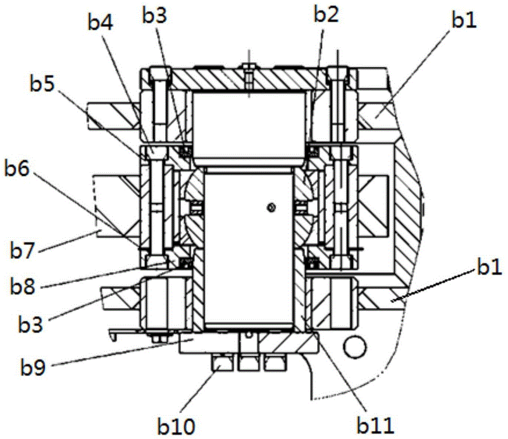 Spacer bush dismounting device and method