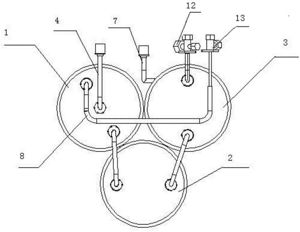 Air energy heat-pump water heater water tank and water heater thereof