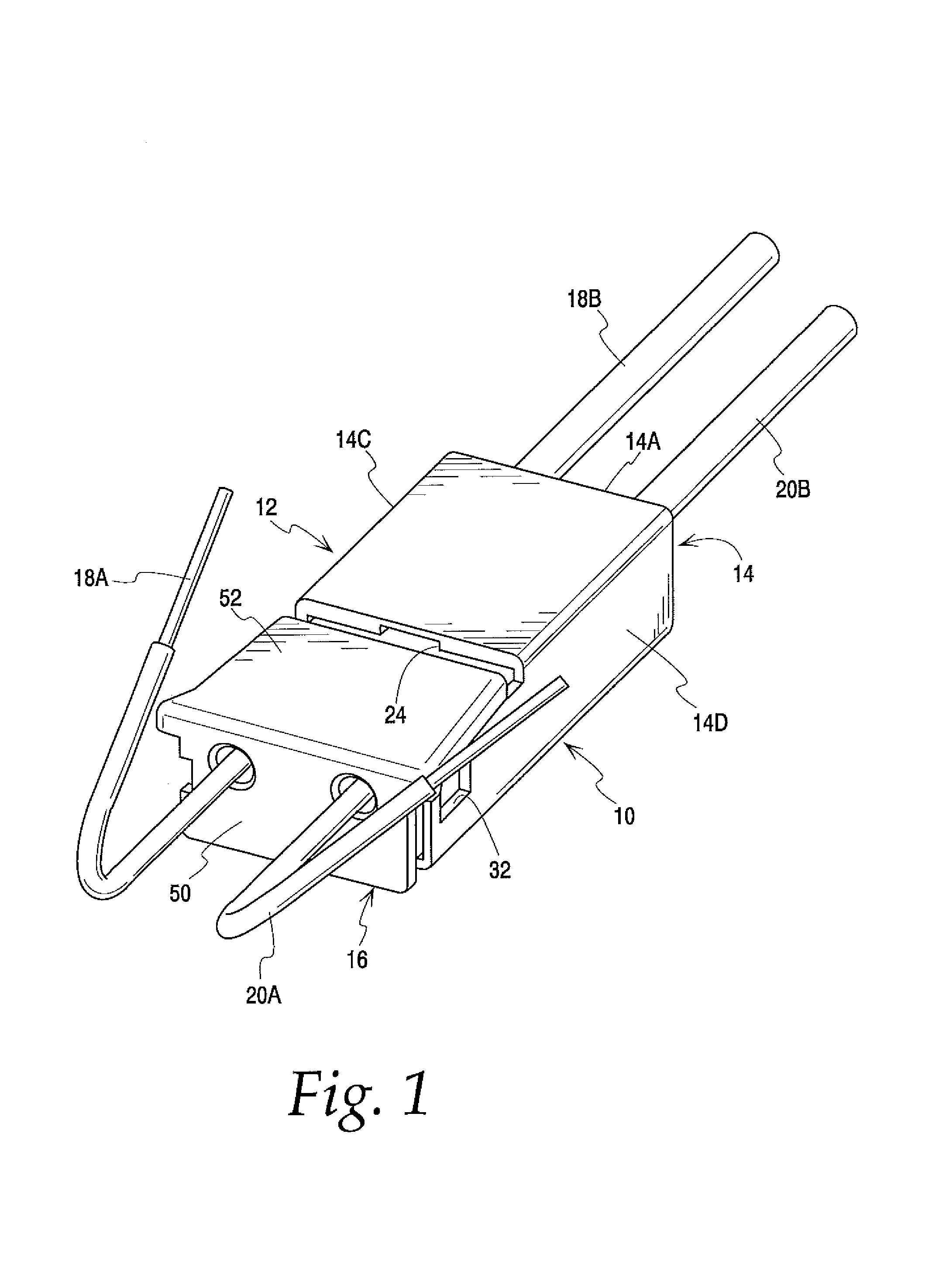 Releasable wire connector
