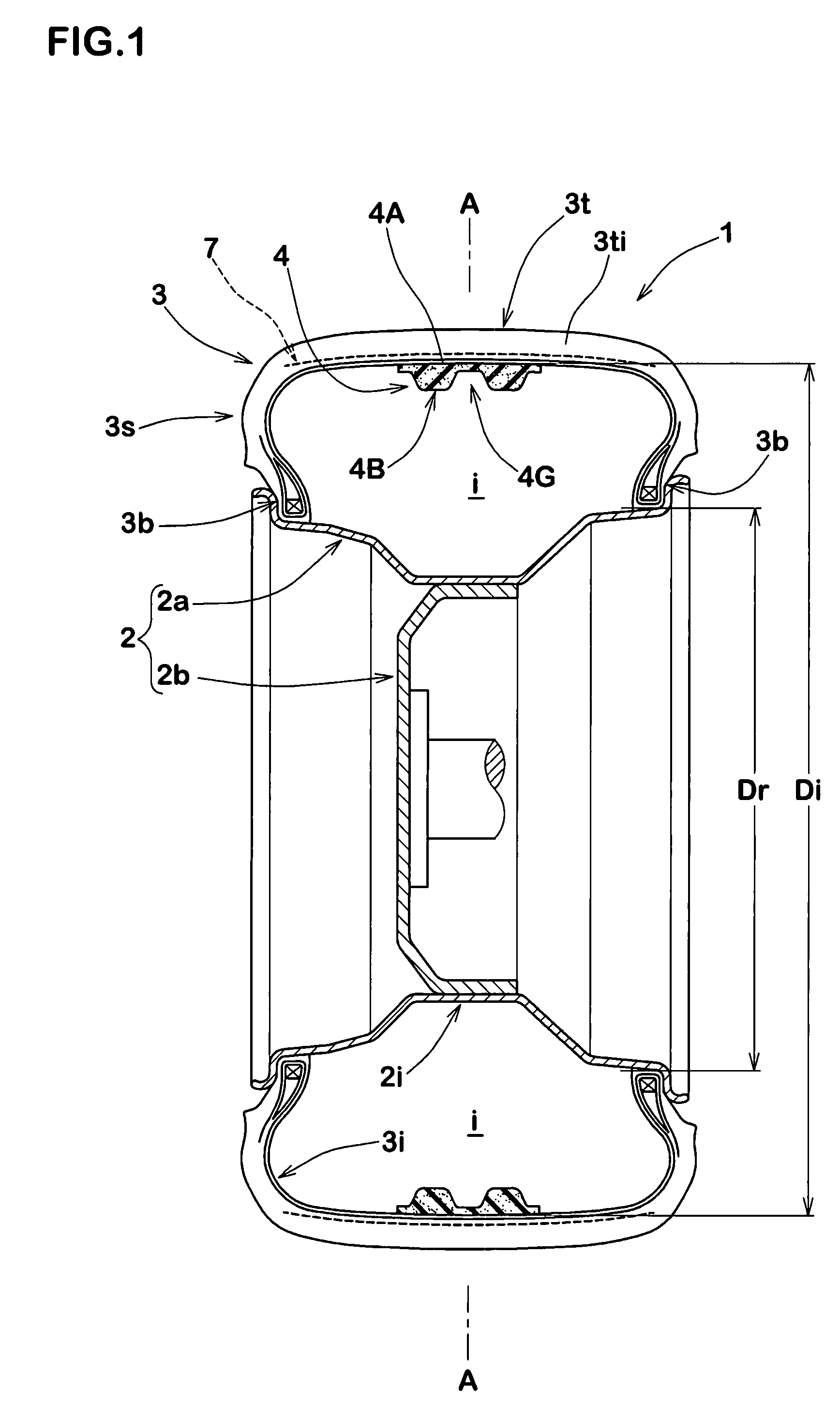 Pneumatic tire and rim assembly with noise damper and pneumatic tire with noise damper