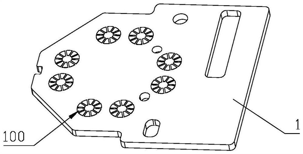 Conductive disc, key structure and rearview mirror control part