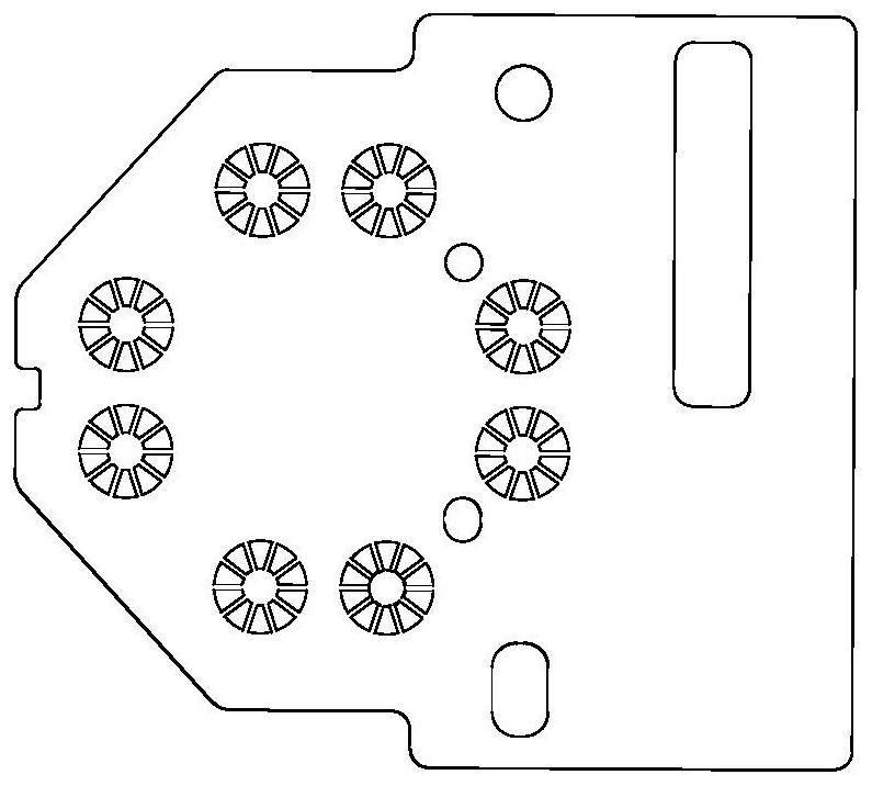 Conductive disc, key structure and rearview mirror control part