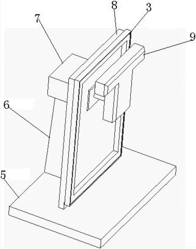 Transfer printing fixing device