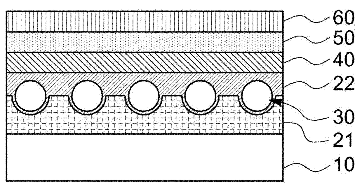 Substrate for an organic light-emitting device and method for manufacturing the same