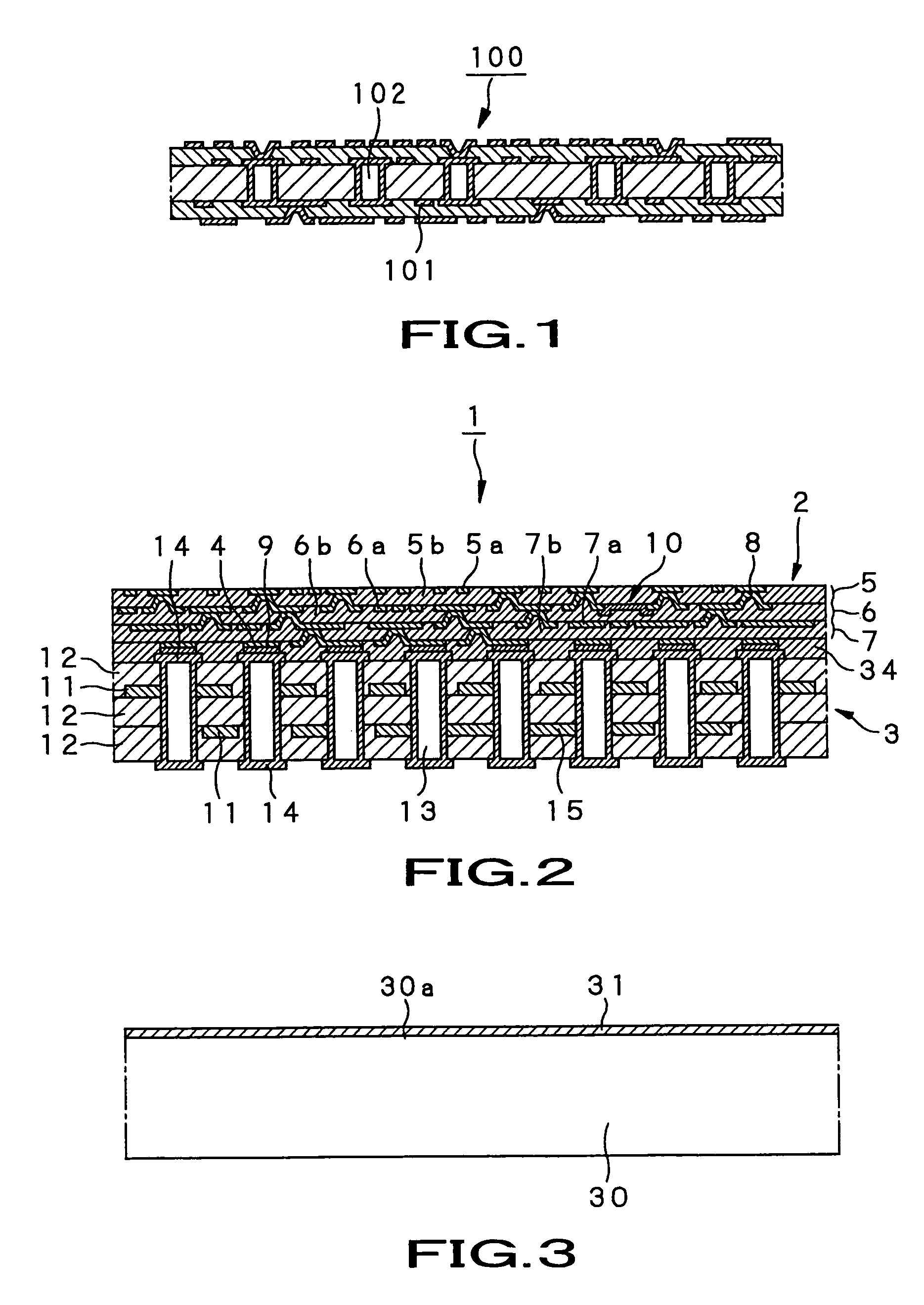 Circuit substrate device, method for producing the same, semiconductor device and method for producing the same
