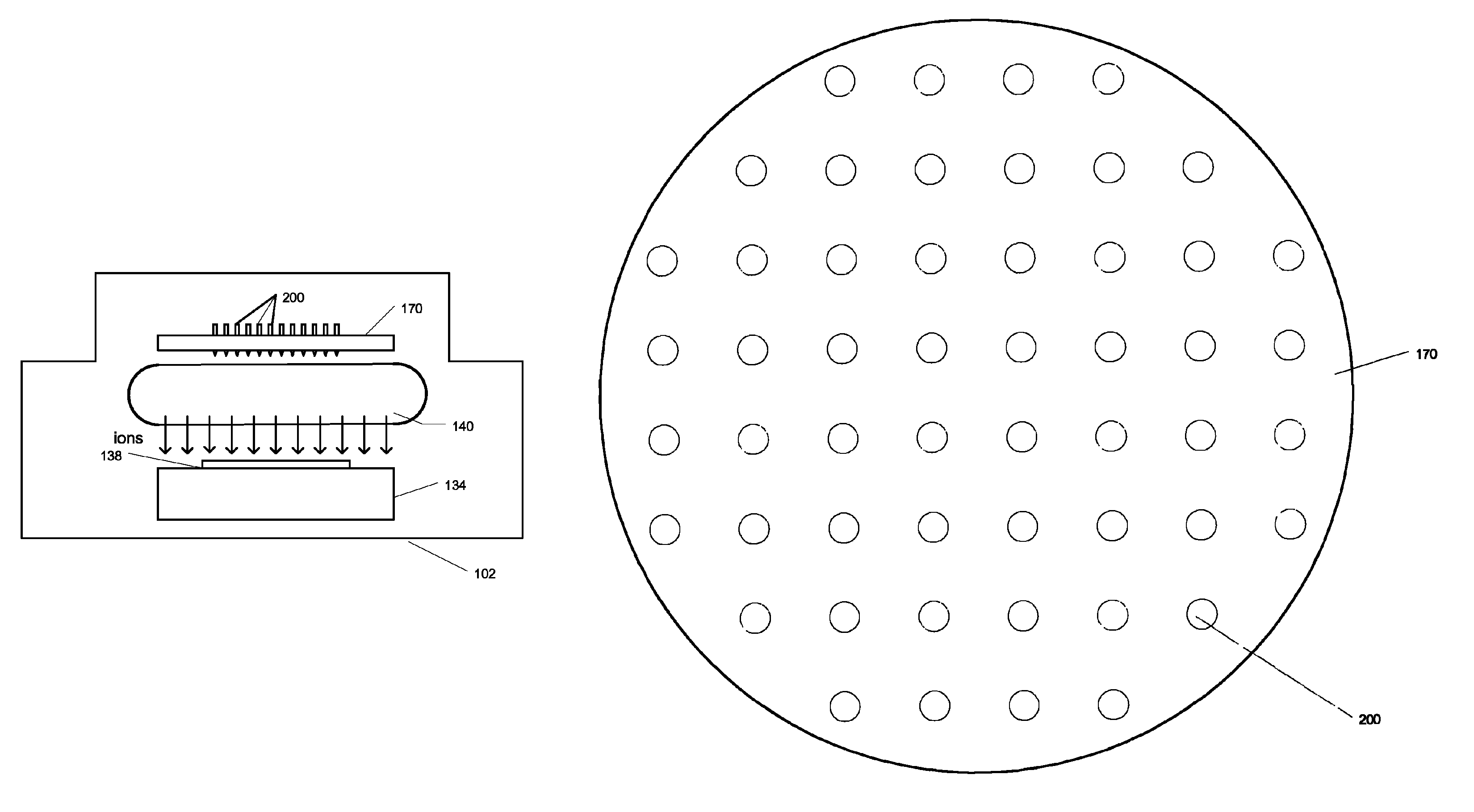 Plasma uniformity control using biased array