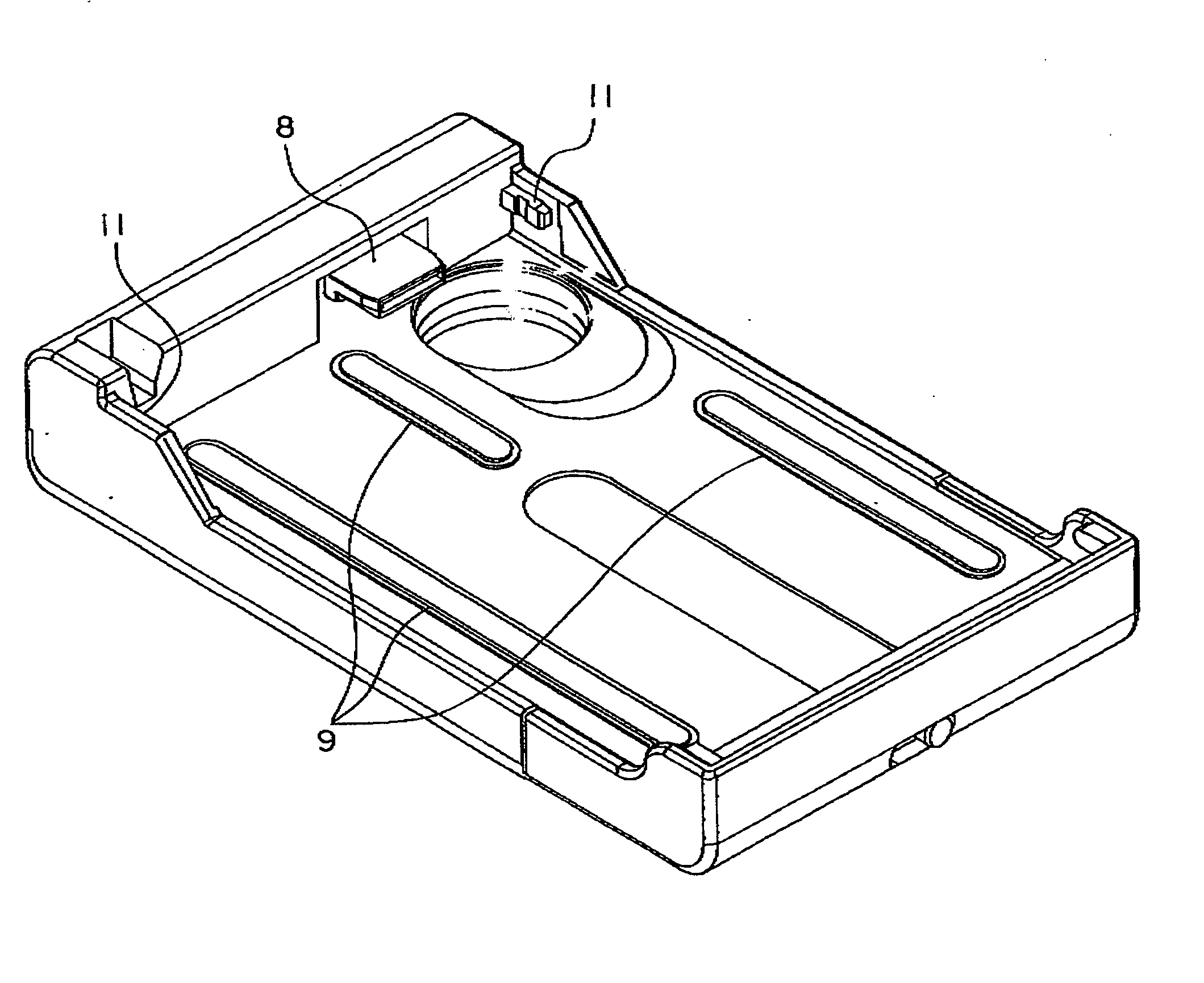 Cradle device for portable terminal