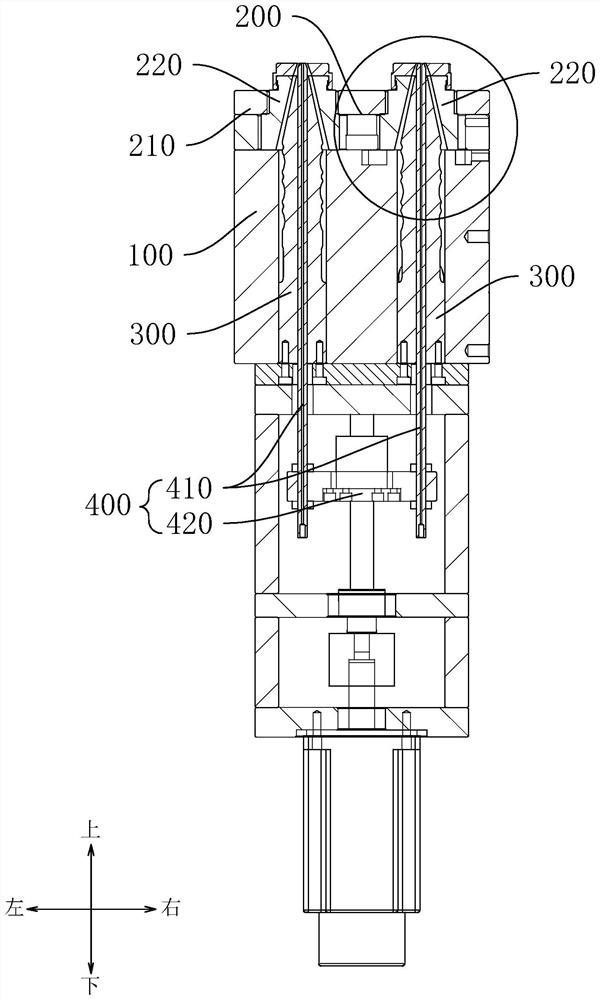 Multi-material-channel extrusion die