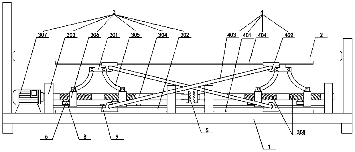 Voice-control intelligent bed moving and lifting device