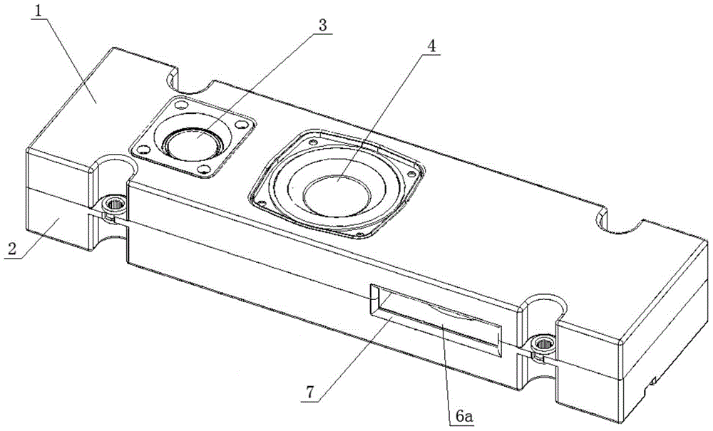 Sound box based on oppositely buckled passive radiator