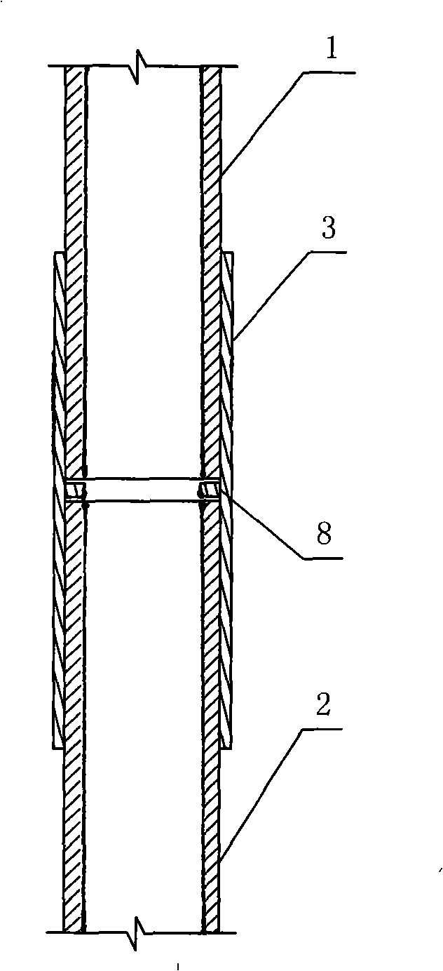 Steel pipe concrete segment type coat node and its construction method