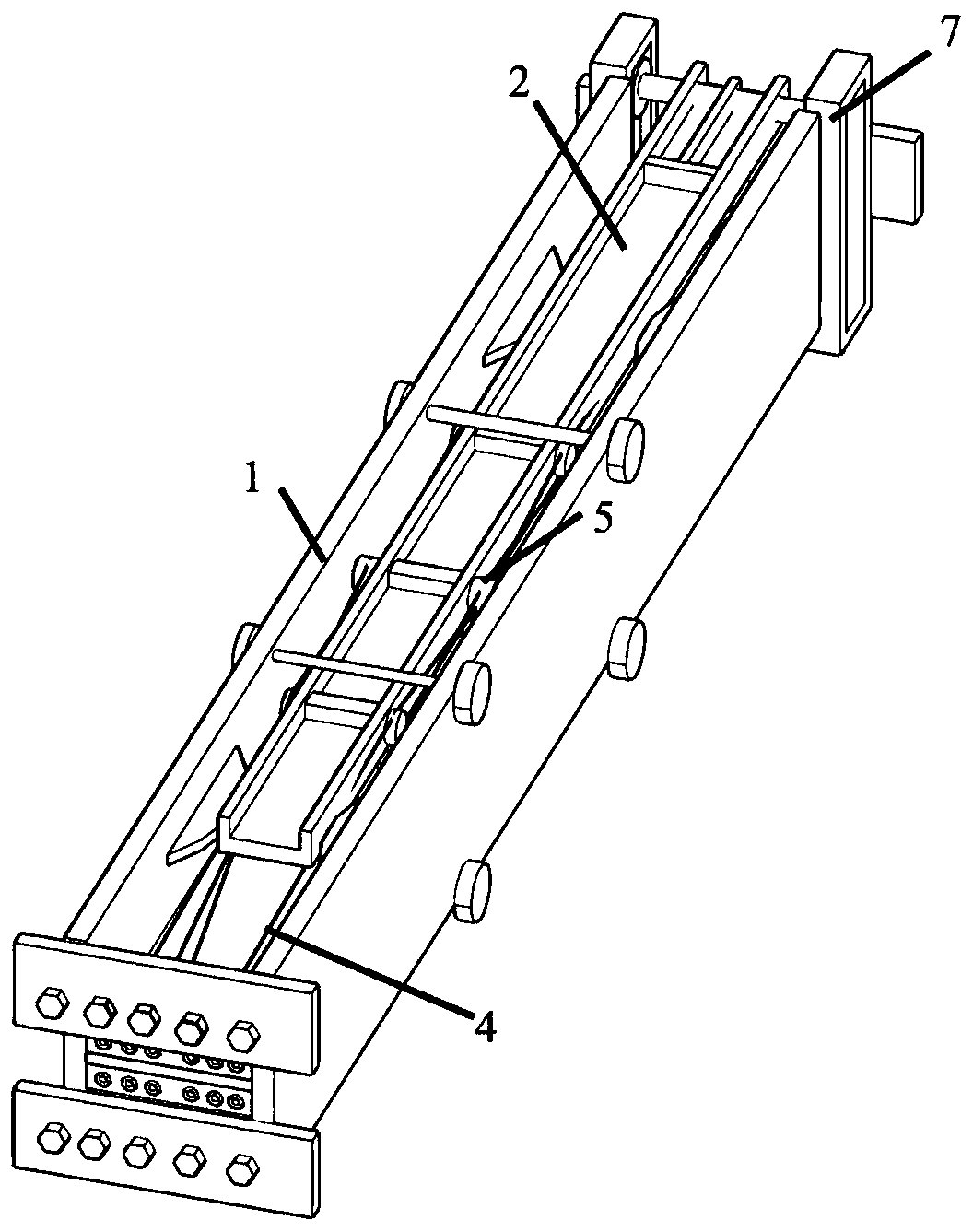 Rod type negative stiffness device