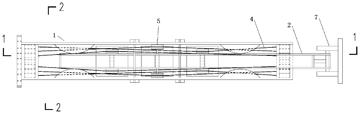 Rod type negative stiffness device