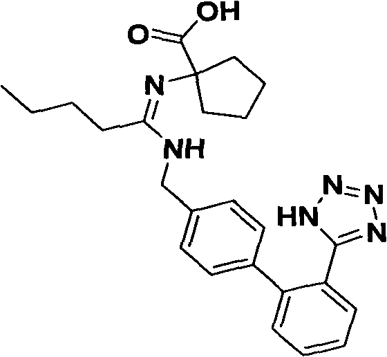Synthetic route and preparation method of irbesartan