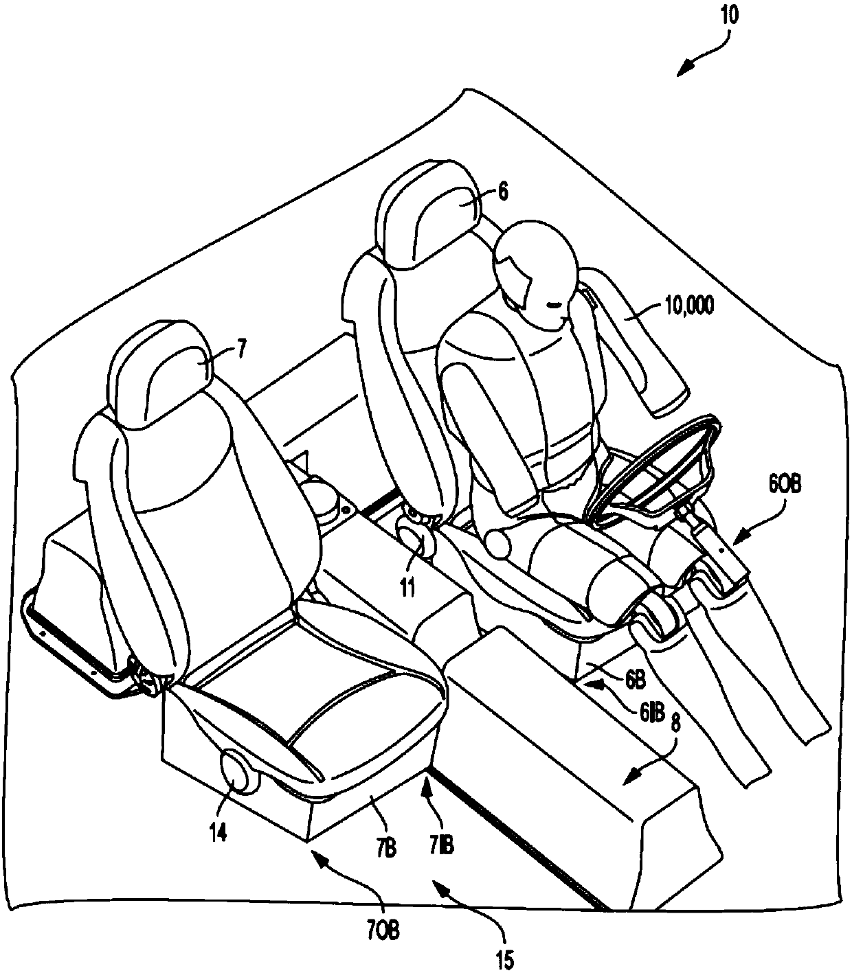 Airbag protection system for vehicle battery packs