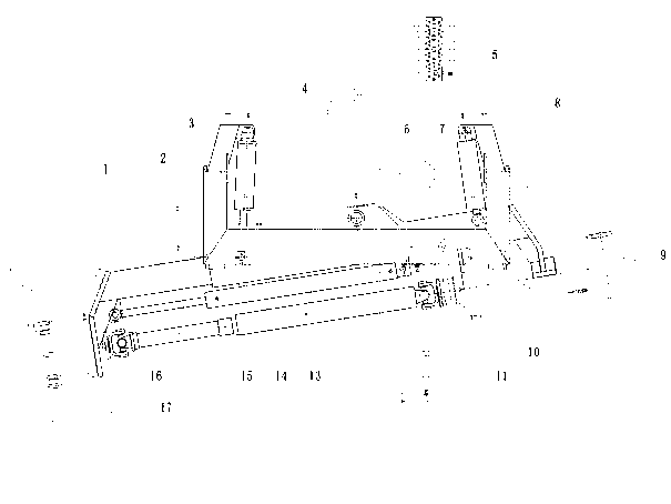 Front-rear axle balance adjusting mechanism for locomotive