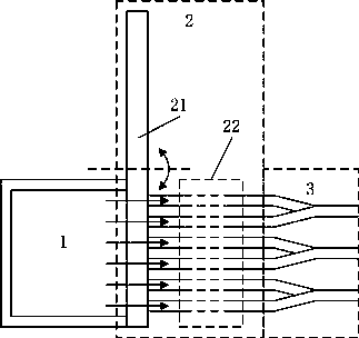Array air-blowing-type aero-optical-effect simulating device