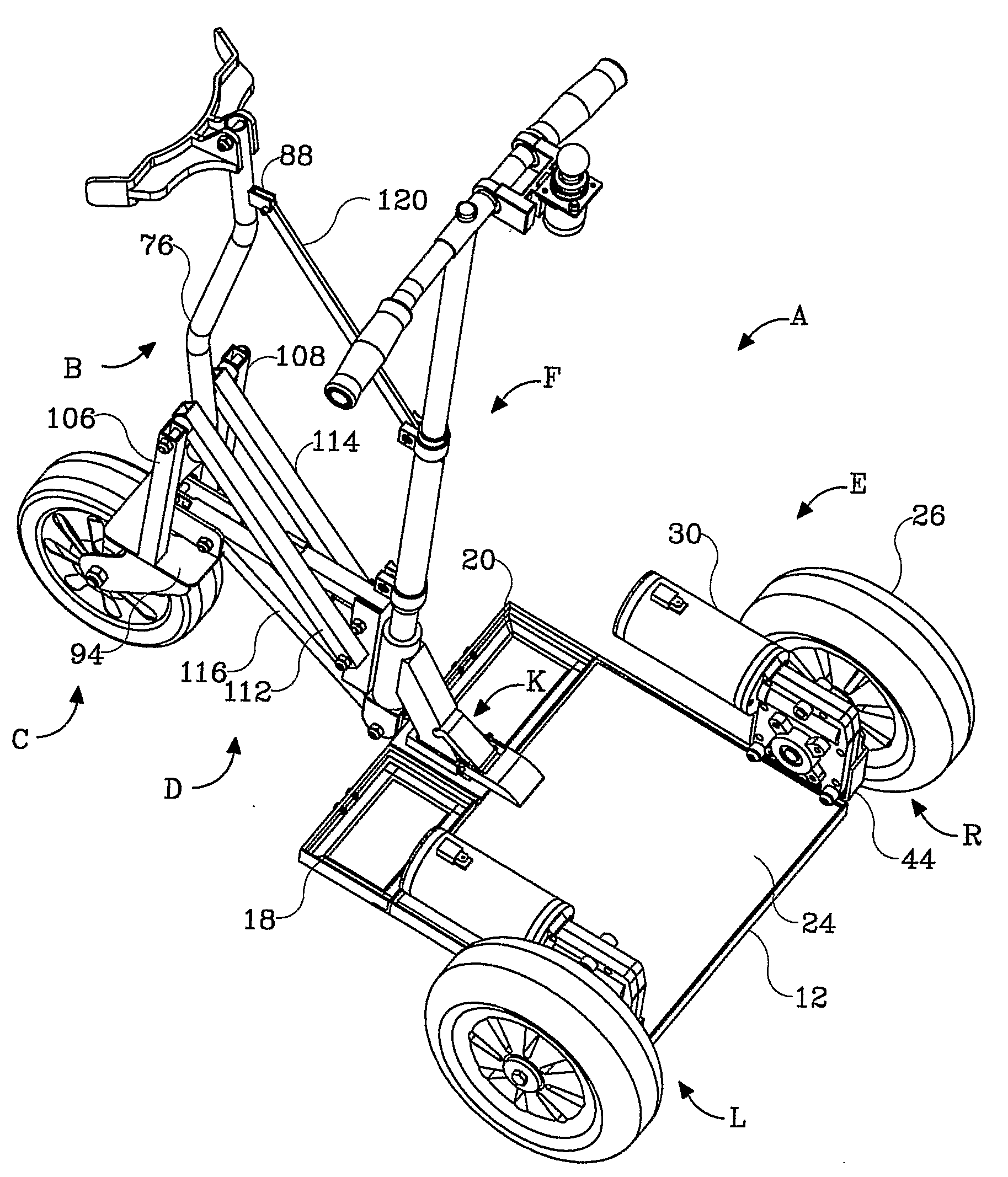 Self-Powered Vehicle With Selectable Operational Modes