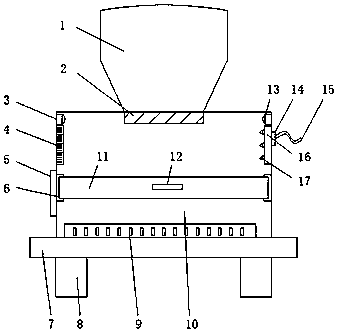 Automatic feeding device for sericulture