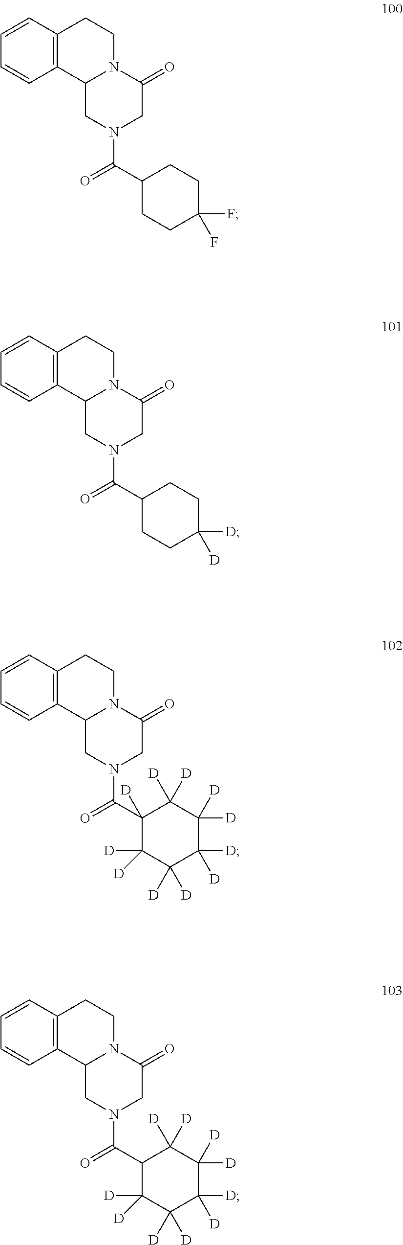 Deuterated pyrazinoisoquinoline compounds