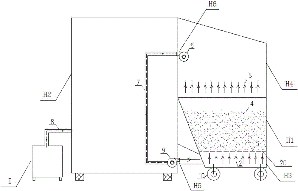 Continuous deep dewatering and low temperature drying cooperation method for sludge