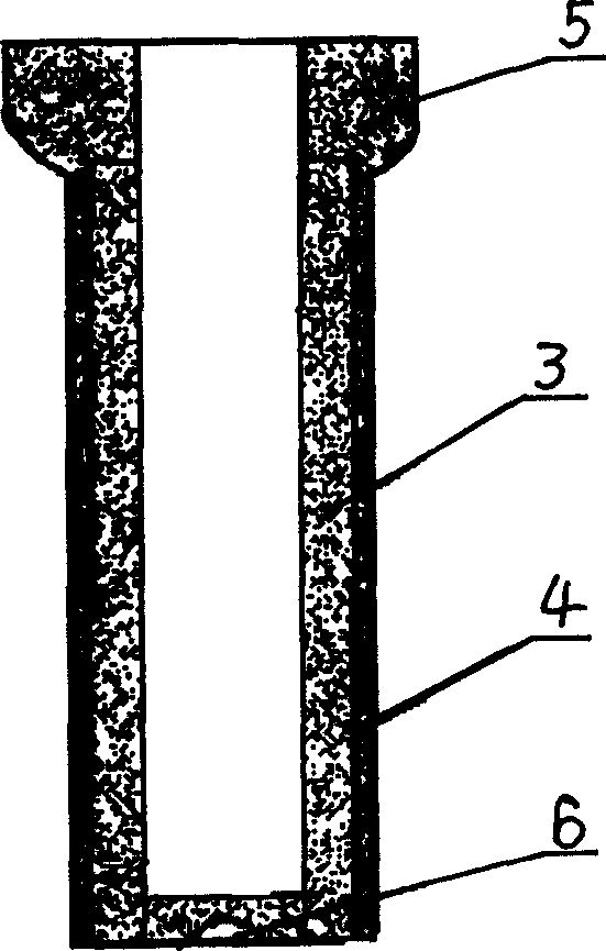 Refractory ceramic filtering element for hot gas purification and method for preparing the same
