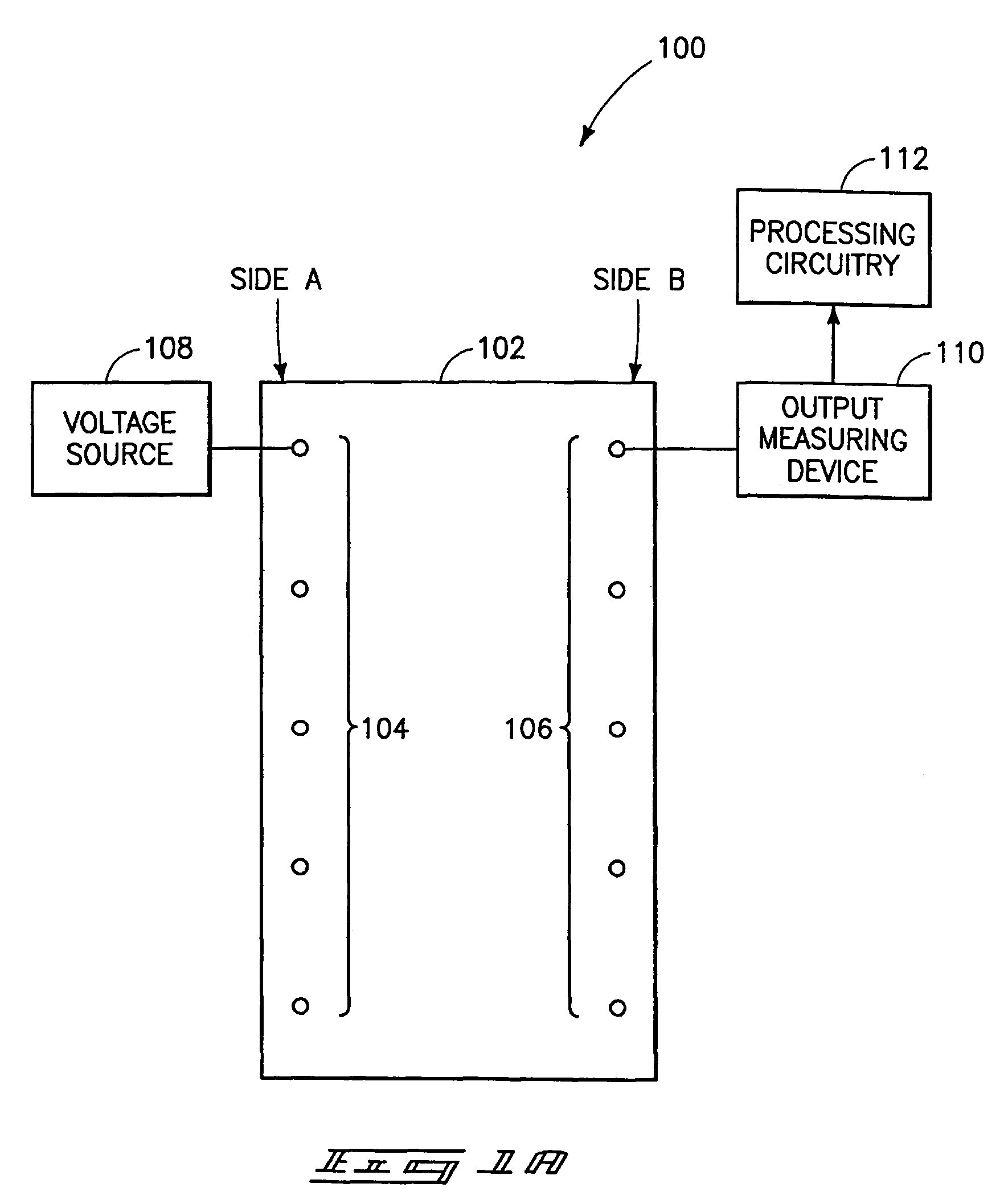 Electrochemical impedance spectroscopy system and methods for determining spatial locations of defects