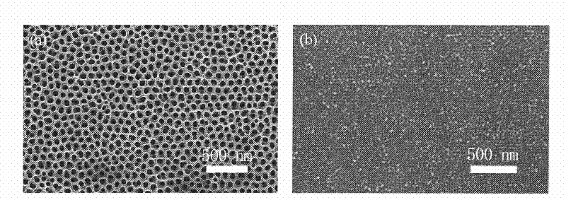 Method for preparing pore diameter controllable through hole anodized aluminum oxide film