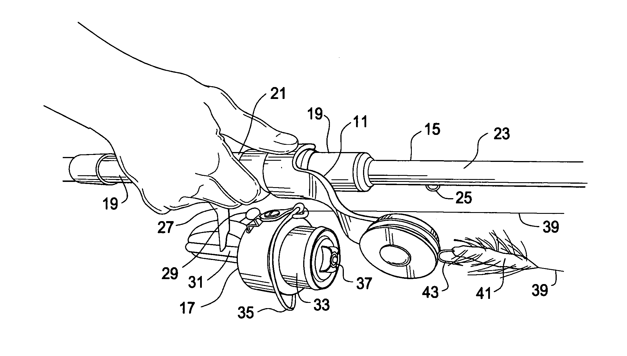Magnetic line and lure restraint for enhanced casting