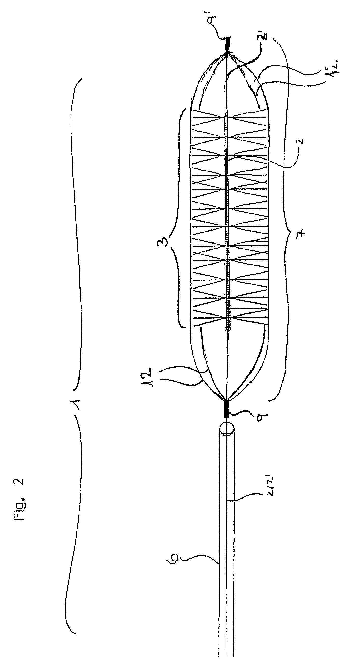 Device for the removal of thrombi