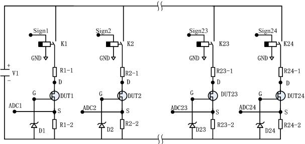 High-temperature, high-humidity and high-voltage reverse bias test system for high-voltage and high-power device and test method thereof