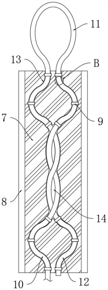 Safe steel wire rope head jacket with anti-falling function and using method thereof