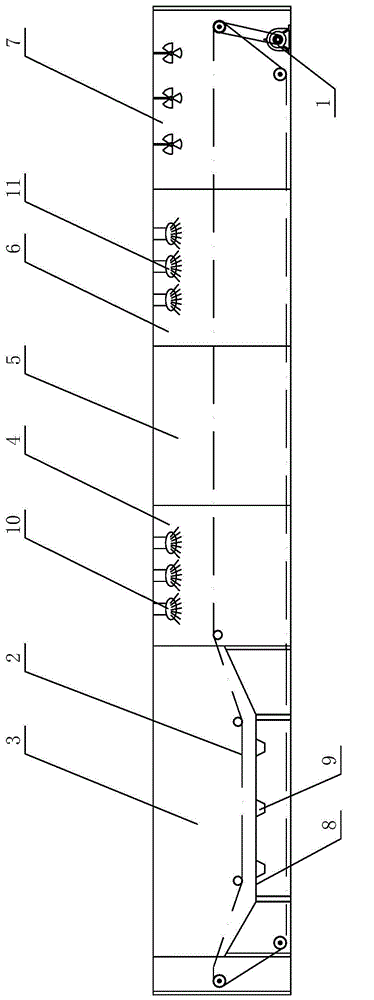 Workpiece cleaning line