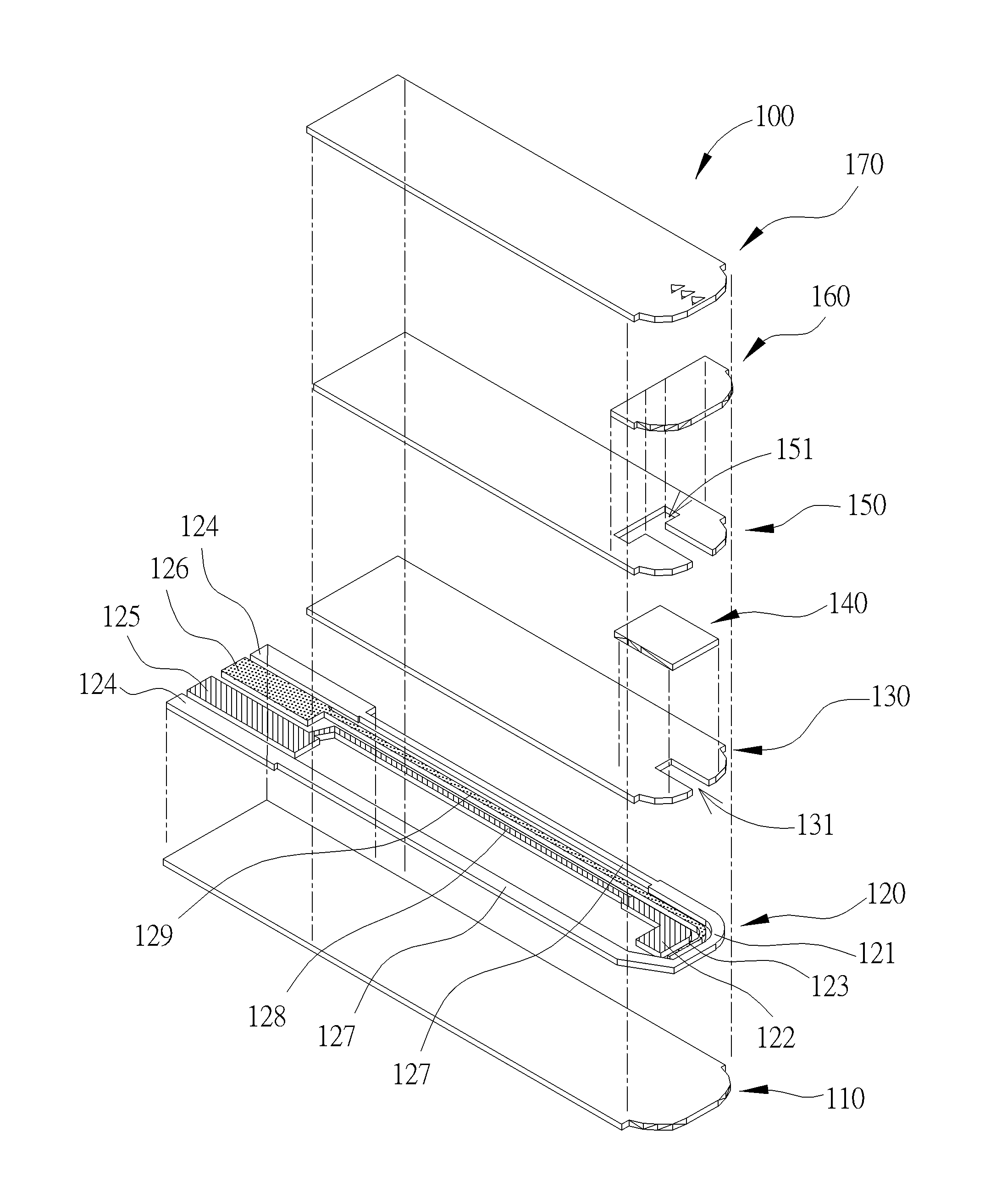 Method of a test strip detecting concentration of an analyte of a sample, three-electrode test strip, and method of utilizing a test strip detecting diffusion factor