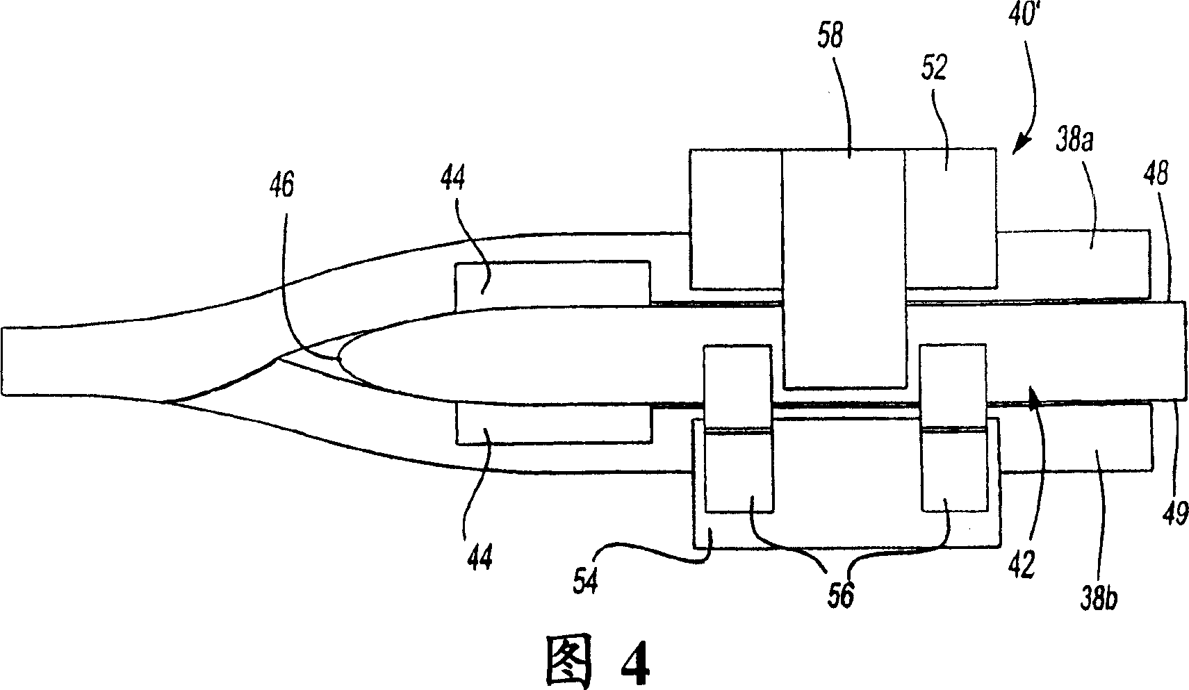 Electric connector device applied with elevator bearing member