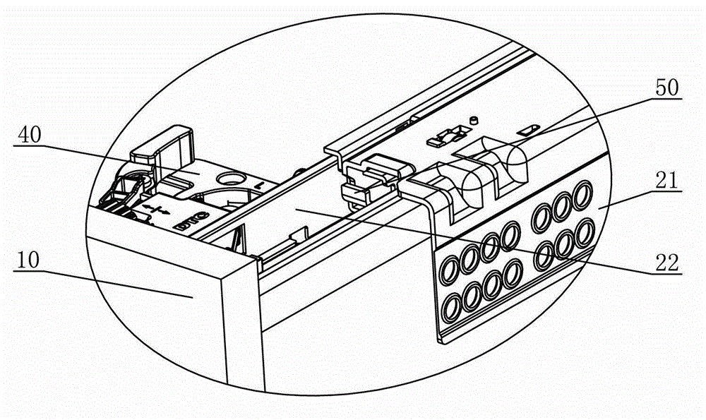 Pre-installation adjusting device of drawer and slide rail