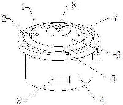 Rice cooker with drainage structure