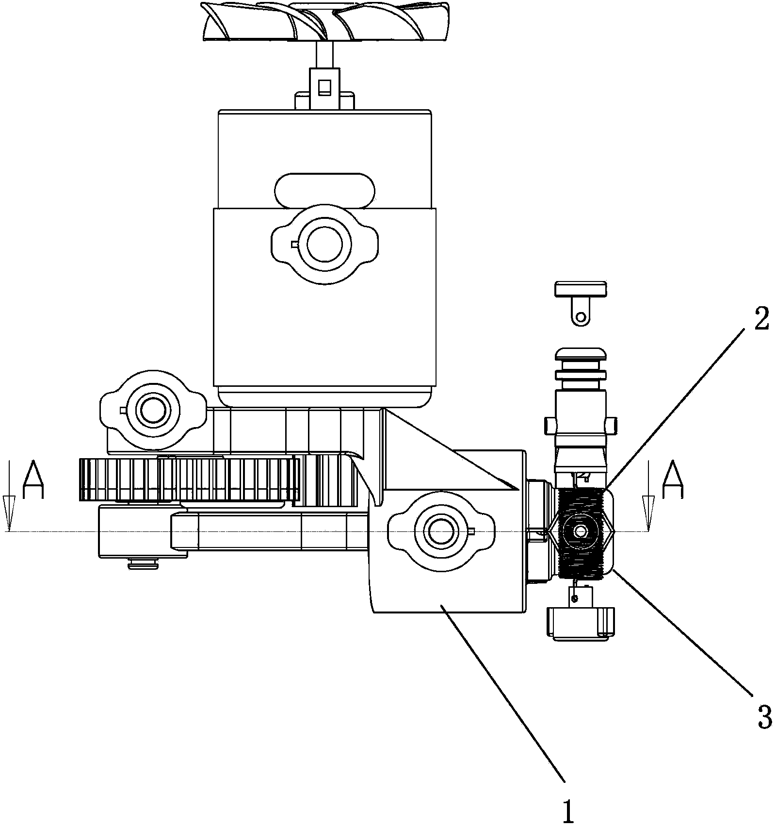 Self-intake type air cylinder and air compressor provided with self-intake type air cylinder