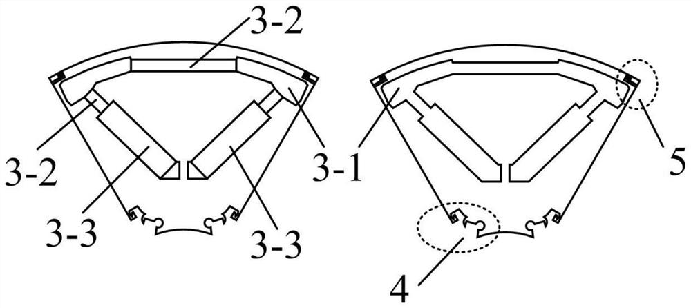 A Modular Internal Hybrid Permanent Magnet Motor Rotor Structure