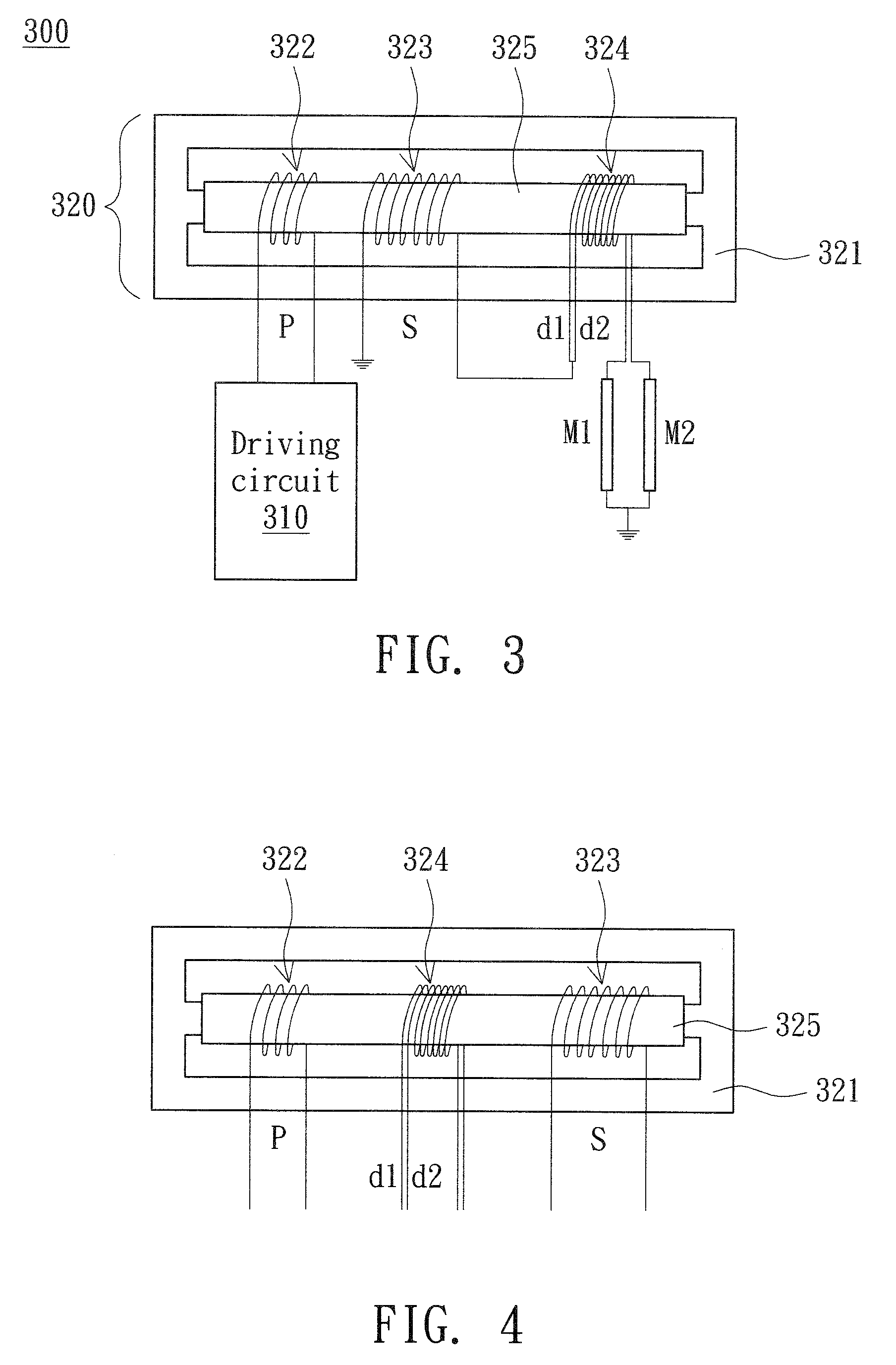 Transformer and multi-lamp driving circuit using the same