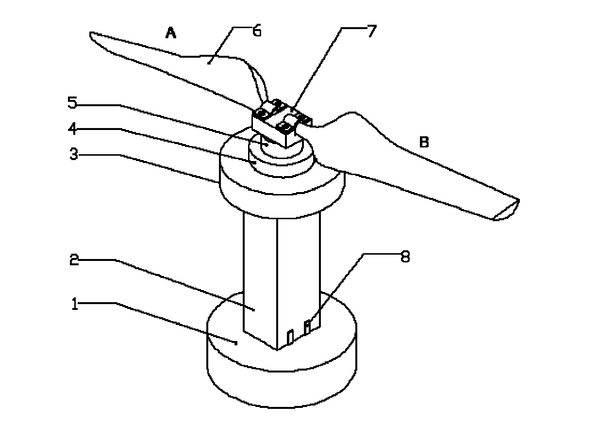 Static balance device of vanes on rotating machinery