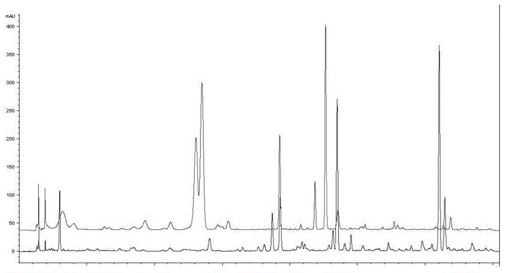 HPLC detection method of gentian alba