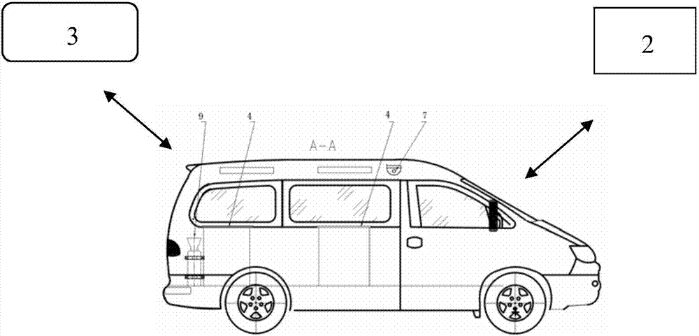 A mobile online calibration detection system and method based on a calibration vehicle