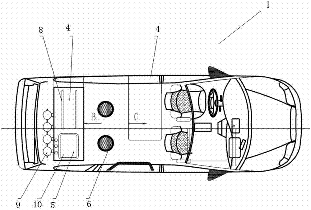 A mobile online calibration detection system and method based on a calibration vehicle