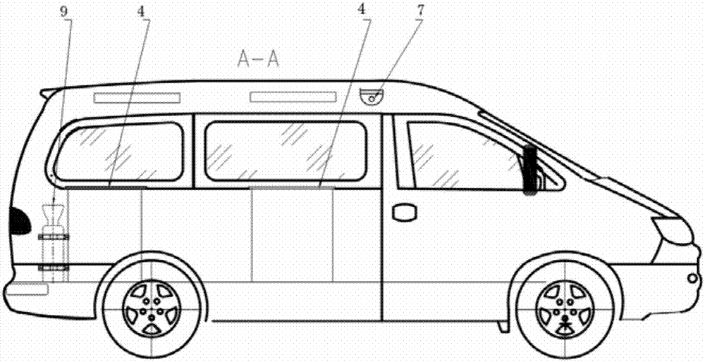 A mobile online calibration detection system and method based on a calibration vehicle