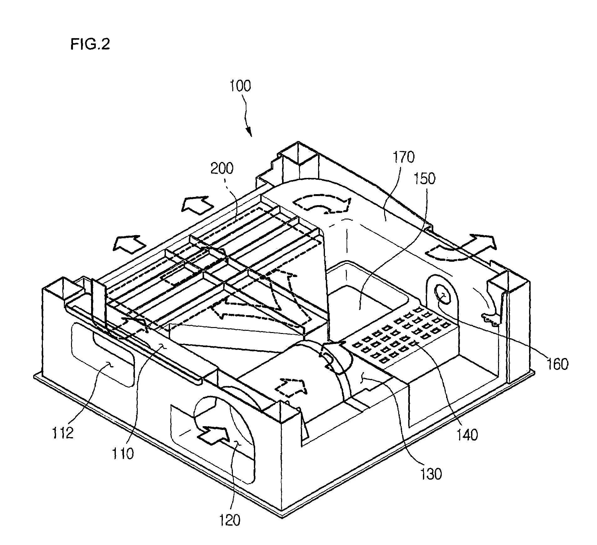 Laundry dryer and condenser assembly thereof