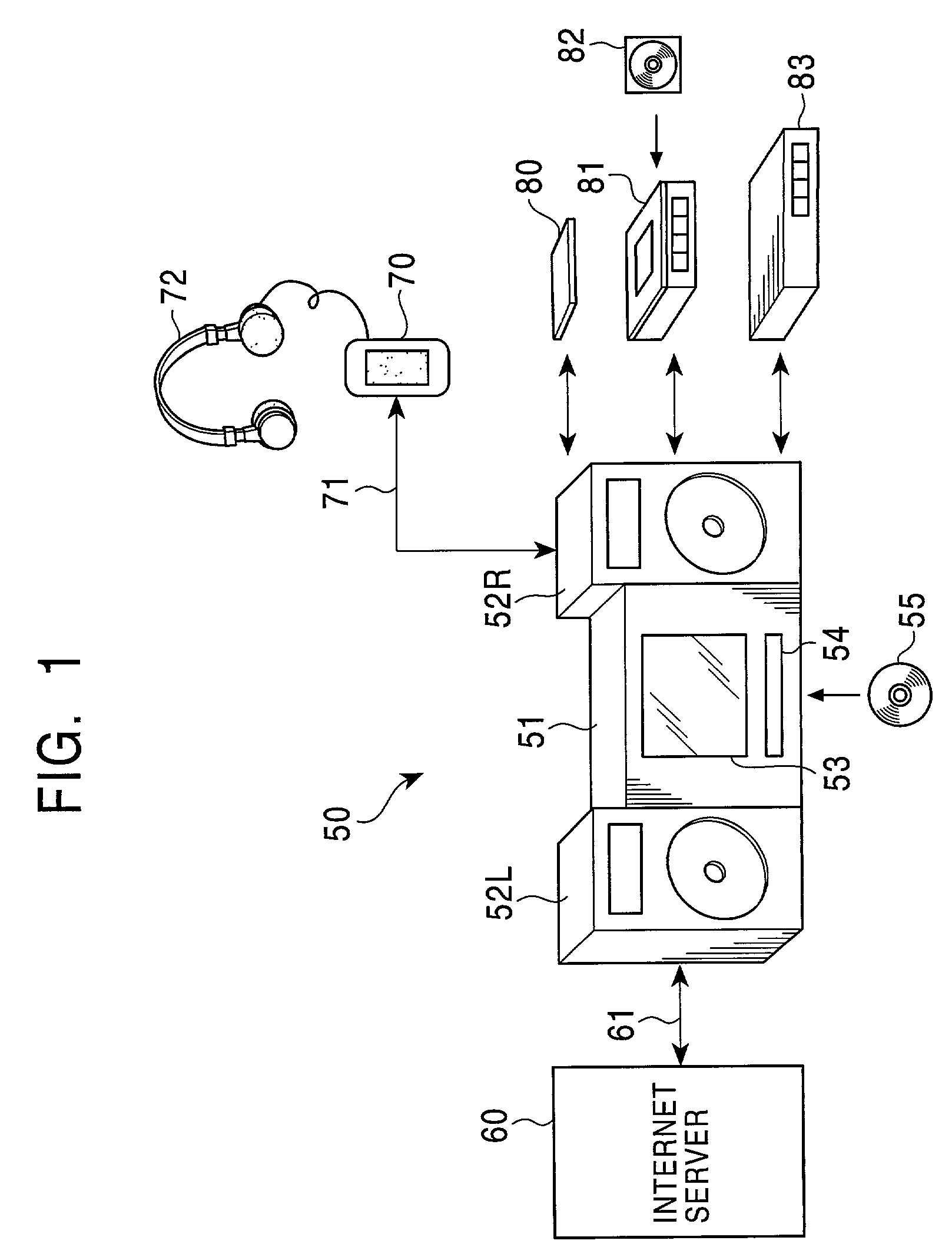 Data processing system having data reproduction independent of data processing