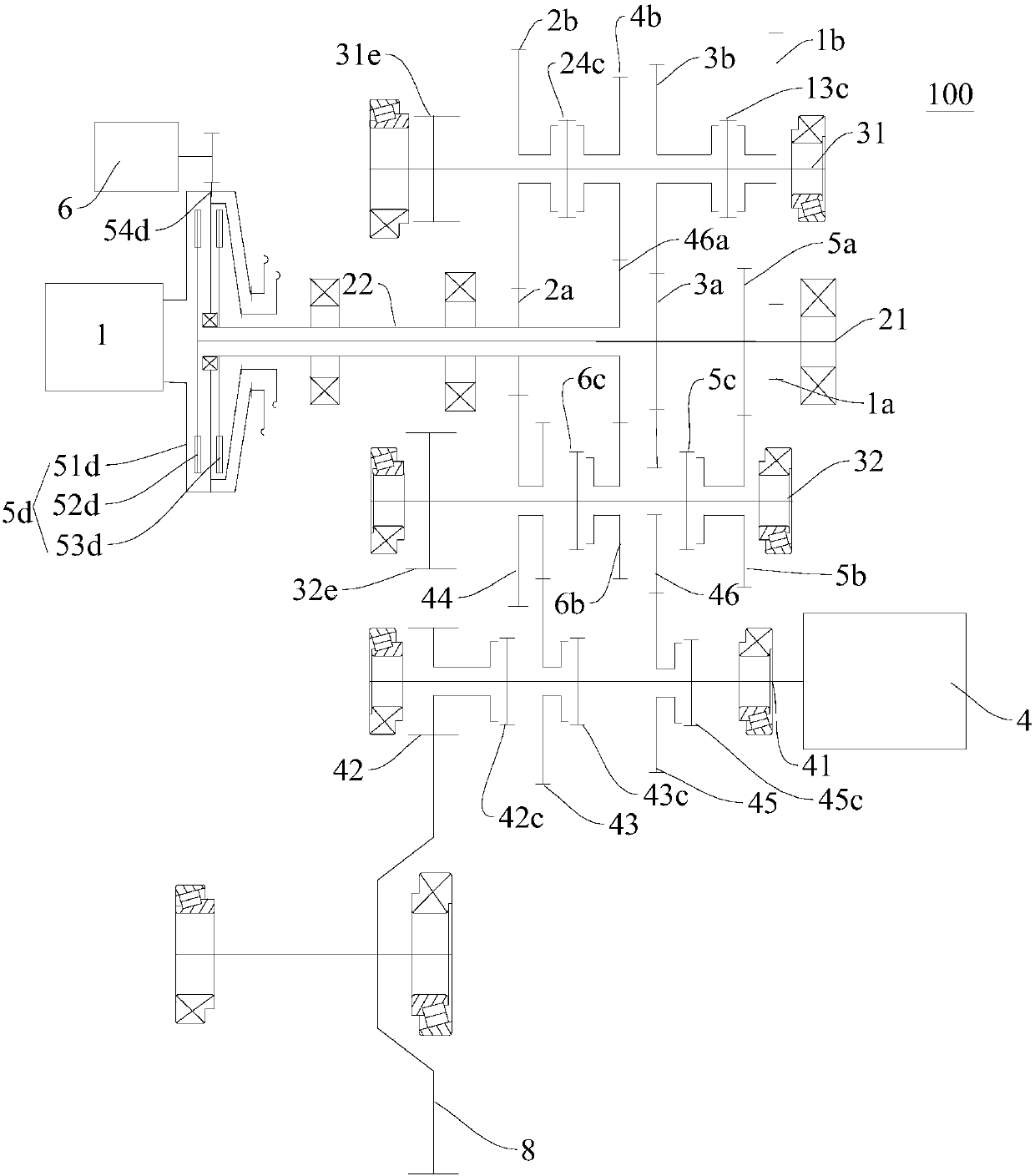 Power drive system used for vehicle and vehicle