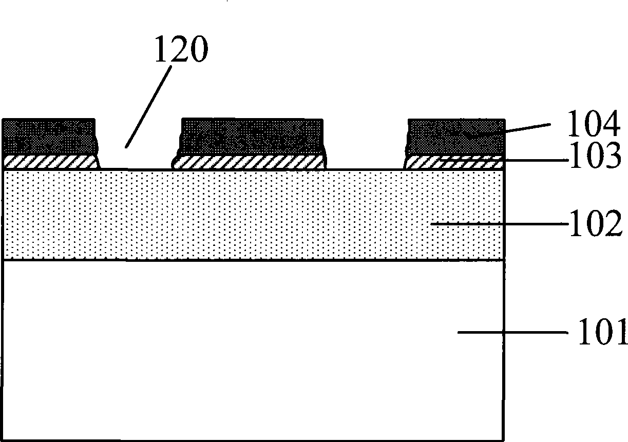 Method for forming and etching hard mask layer