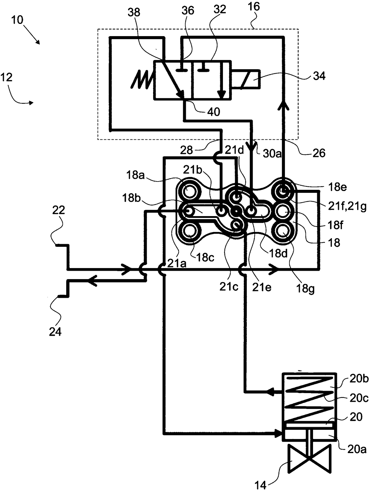 Actuating unit for a process valve and process valve